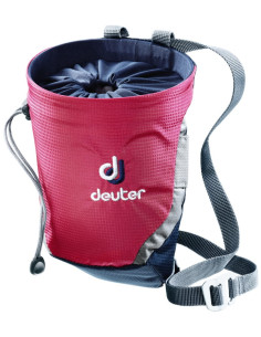 Woreczek na magnezję Deuter Gravity Chalk Bag II M magenta-navy ST