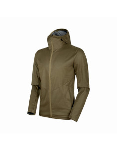 Kurtka Mammut Ultimate v tour SO hooded Jacket olive melange