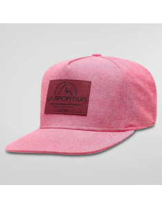 Czapka La Sportiva Flat Hat Mountain Red/Redwood